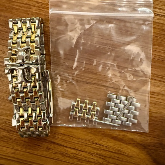 Tory Burch Two-Tone Rectangular Watch - Picture 8 of 9